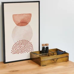 CASA Abstract Decoracion De Pared Negro, Blanco, Marron Store