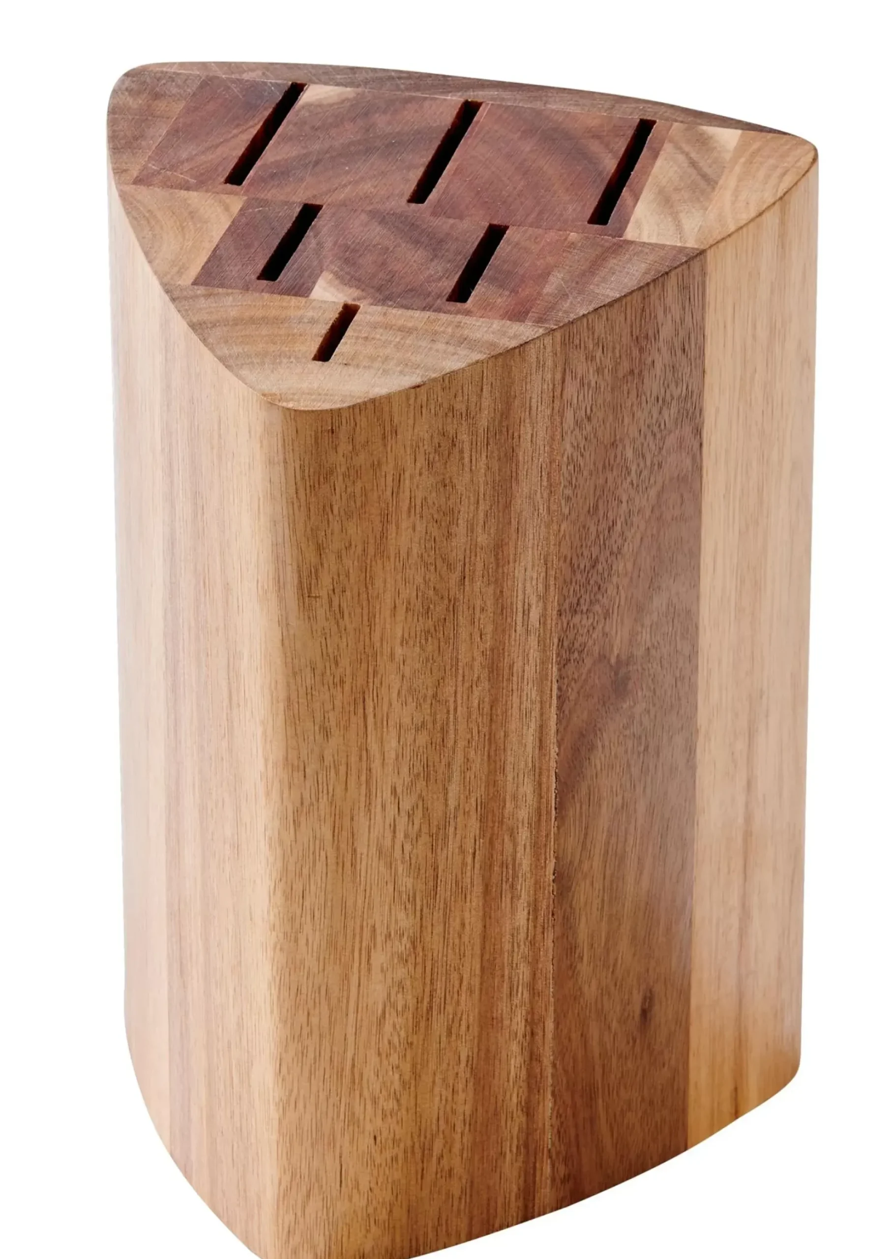 CASA Acacia Bloque/Cuchillos P 6 Cuchillos Natural Sale