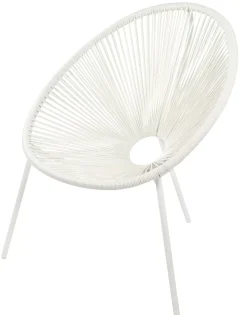 CASA Acapulco Silla Lounge Blanco Discount