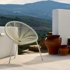 CASA Acapulco Silla Lounge Blanco Discount