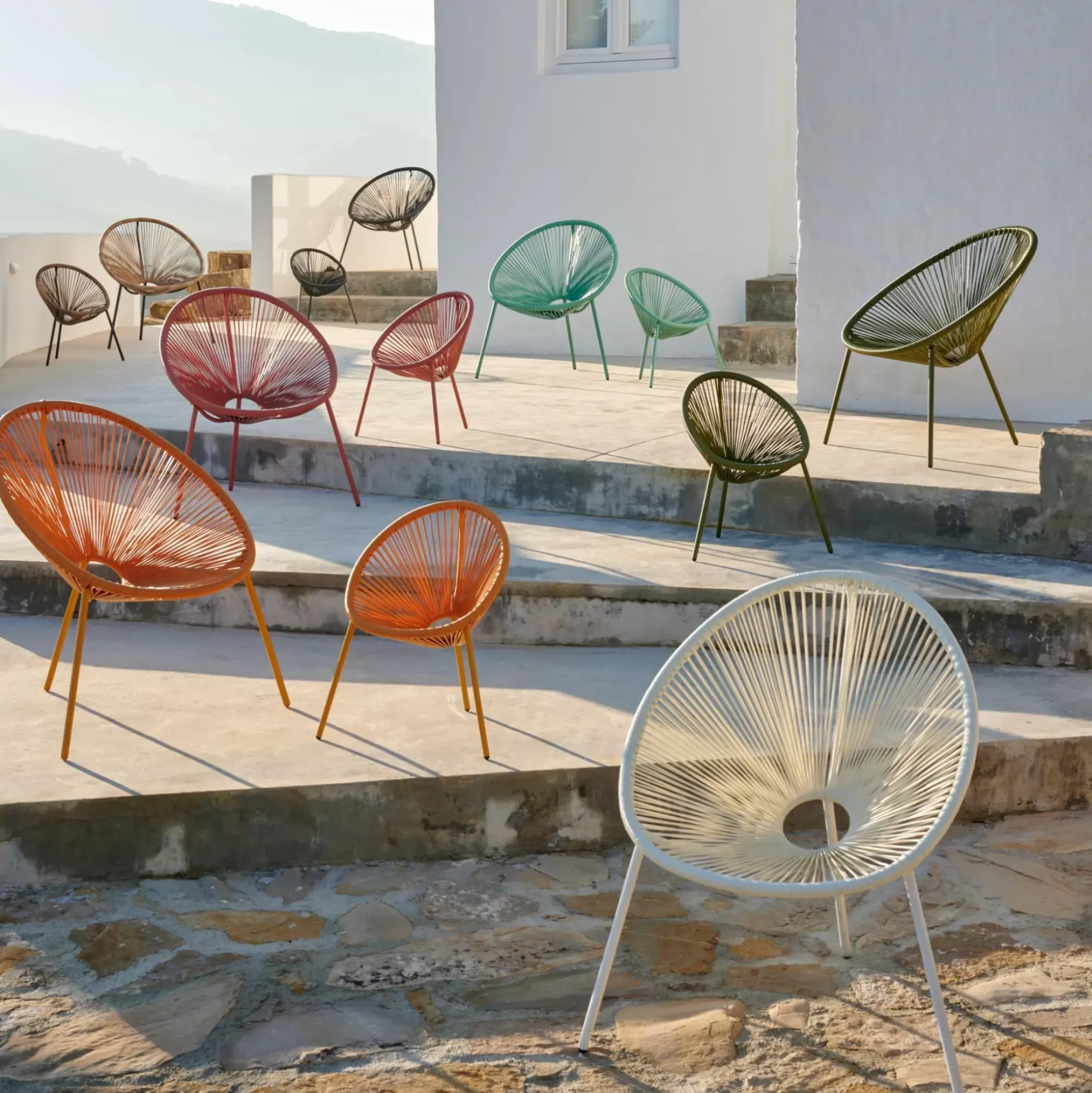 CASA Acapulco Silla Lounge Negro, Natural Flash Sale