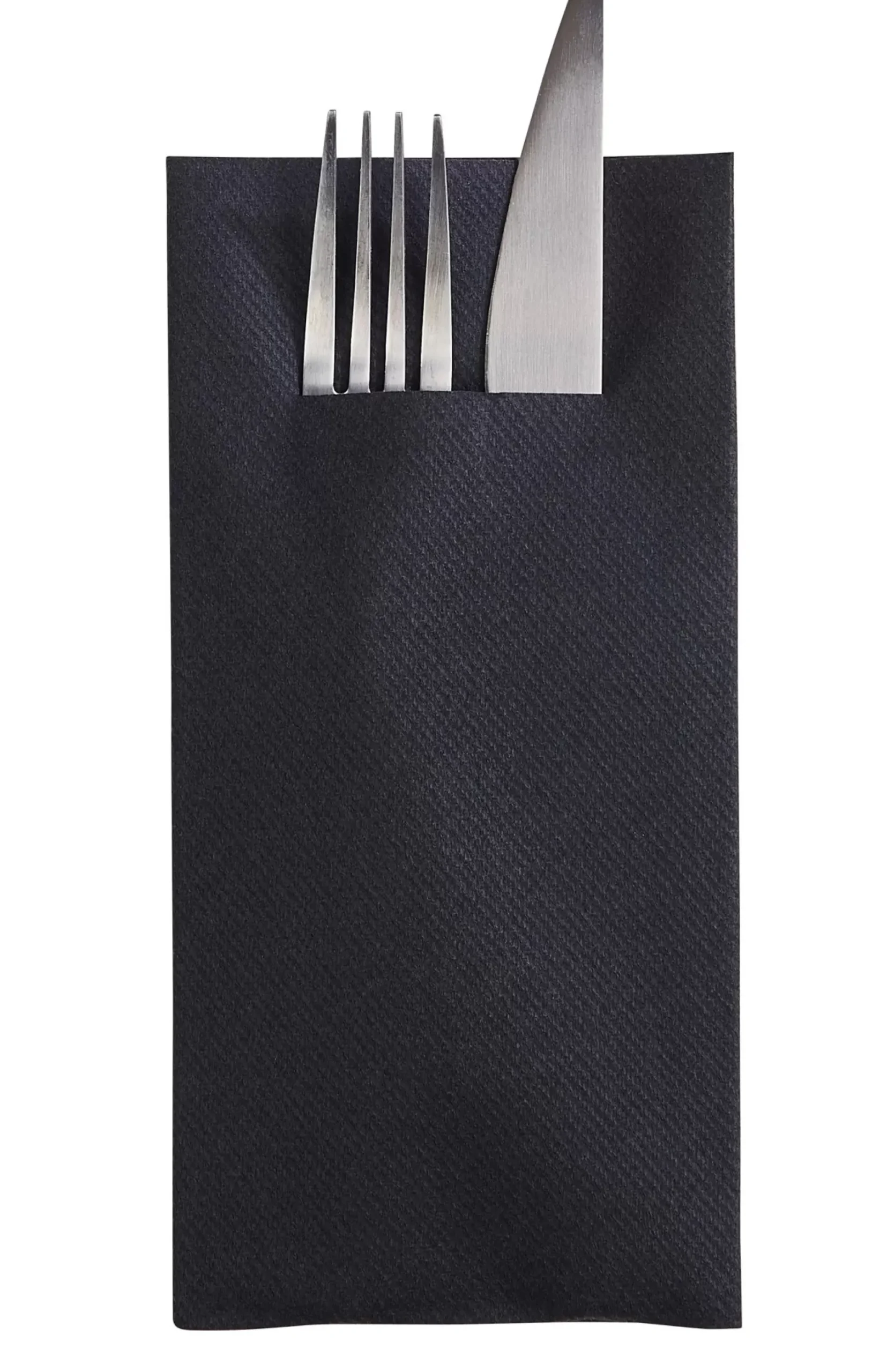 CASA Airlaid Servill./Cubiert. Juego De 12 Negro Cheap