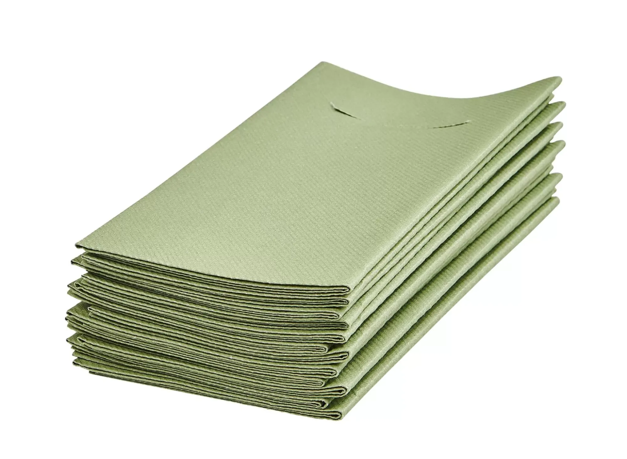 CASA Airlaid Servill./Cubiert. Juego De 12 Verde Oliva Store