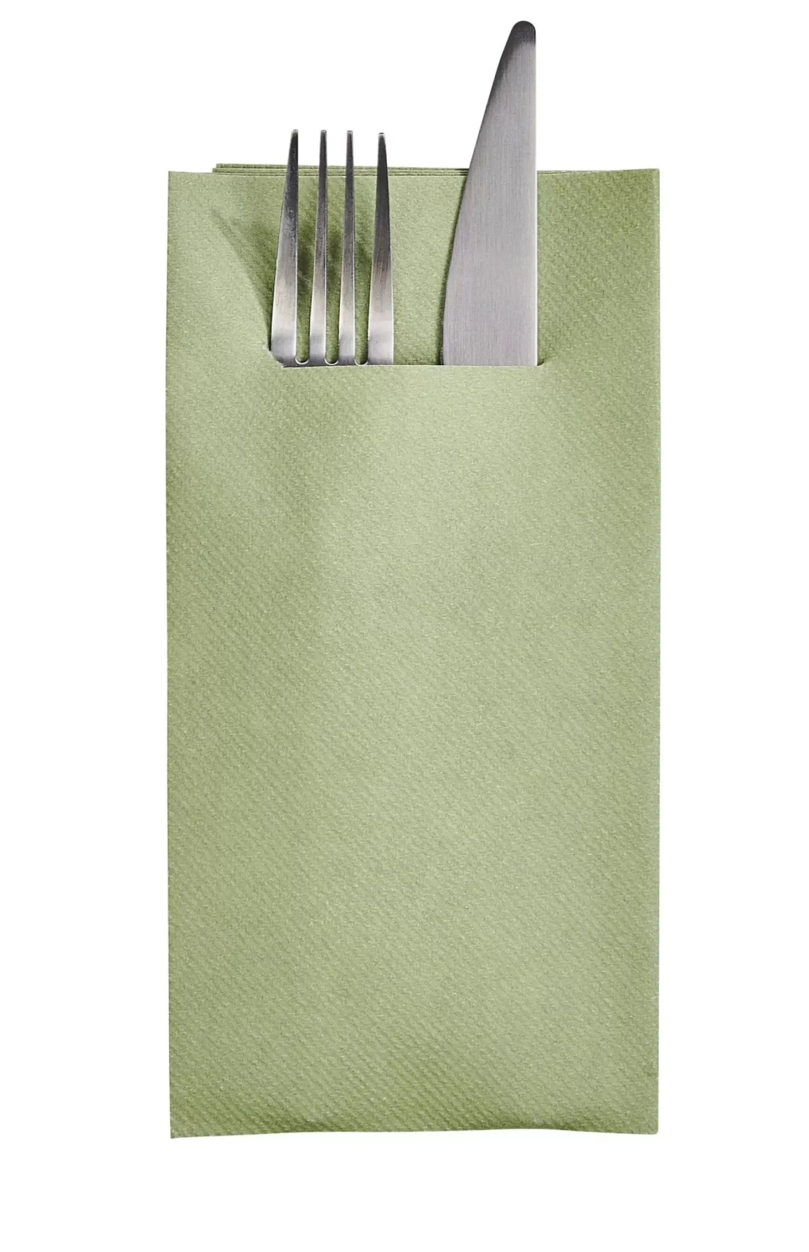 CASA Airlaid Servill./Cubiert. Juego De 12 Verde Oliva Store