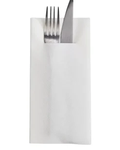 CASA Airlaid Servill./Cubiert. Juego De 12 Blanco Cheap