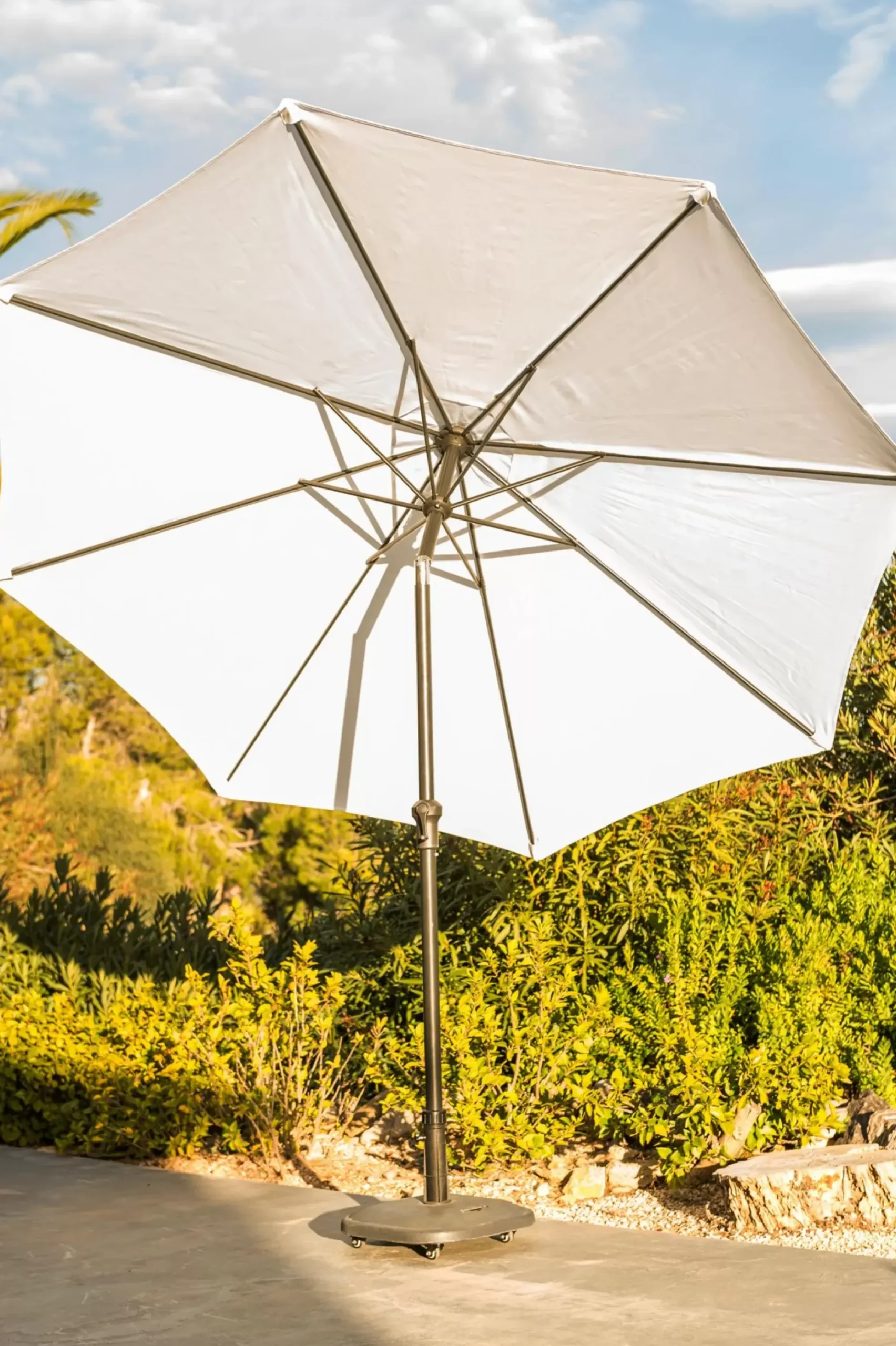 CASA Alu Parasol Sin Pie Blanco Best