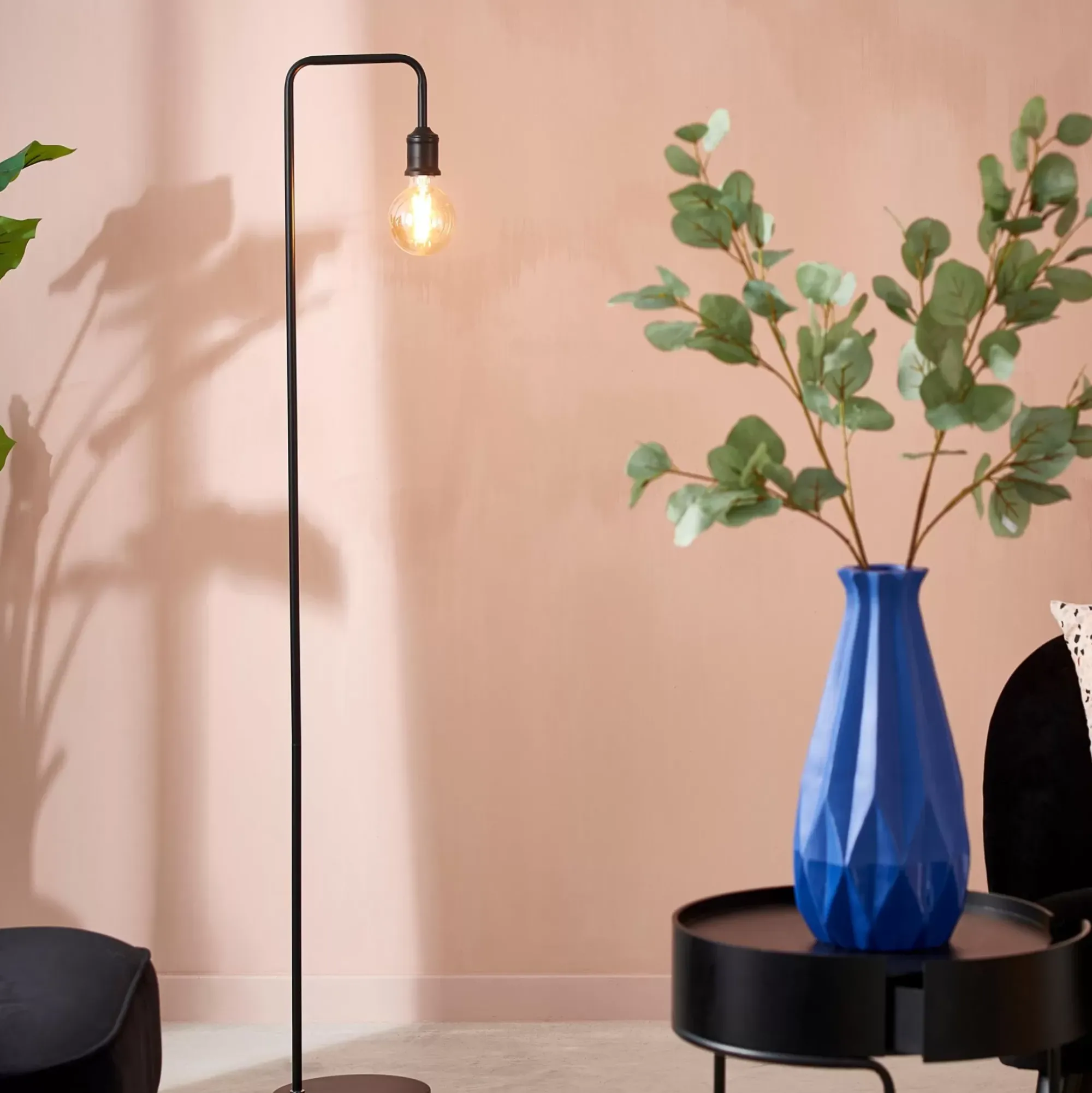 CASA Arche Lampara De Pie Negro Sale