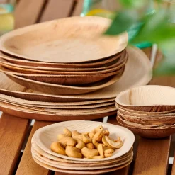 CASA Areca Leaf Cuencos Juego De 6 Natural Best Sale