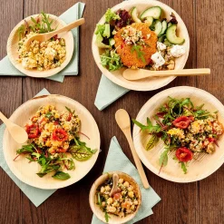 CASA Areca Leaf Cuencos Juego De 6 Natural Best Sale