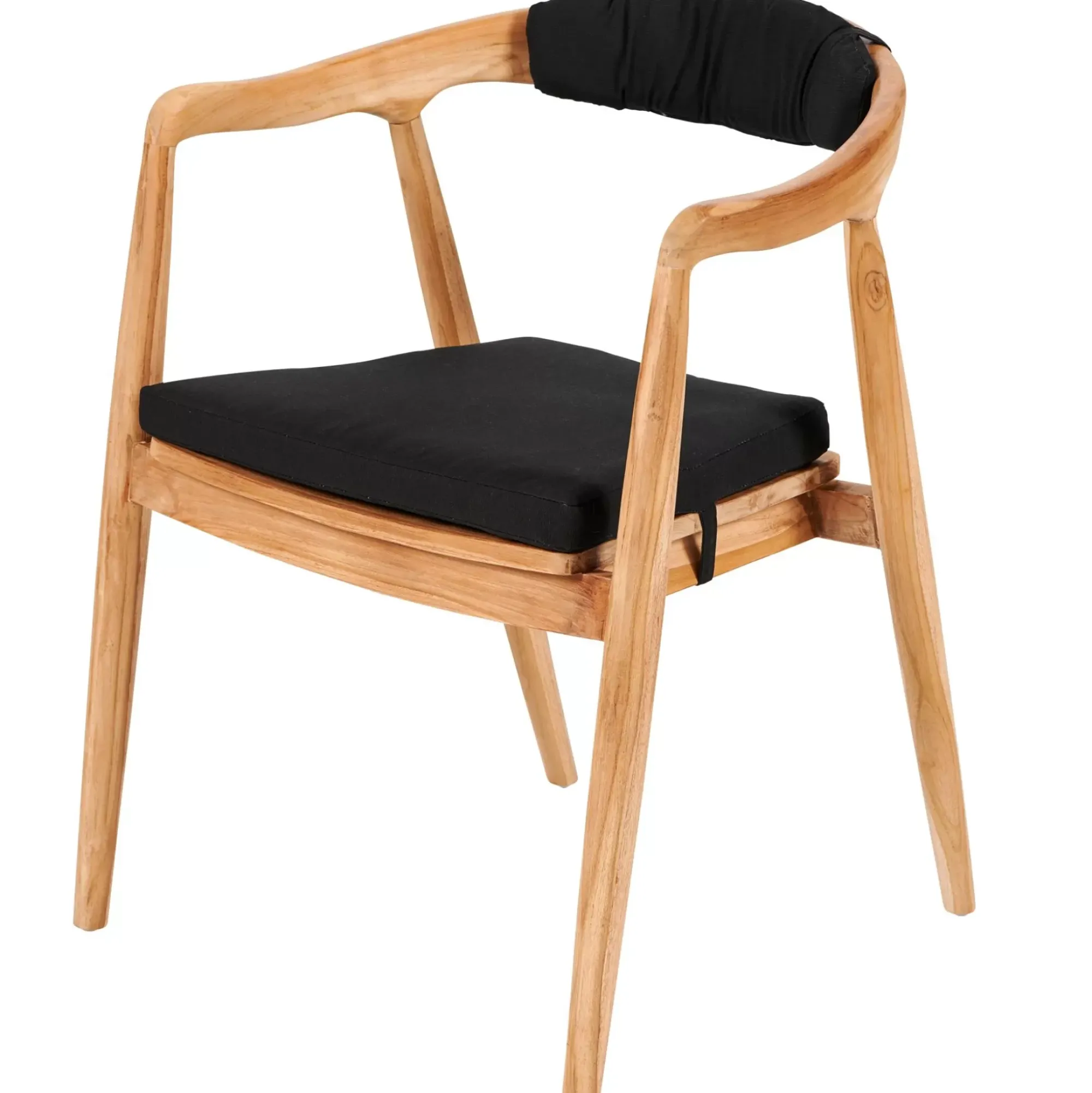 CASA August Cojin De Asiento Negro Cheap