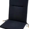 CASA Azur Cojines De Jardín Para Silla Pleg Negro Clearance