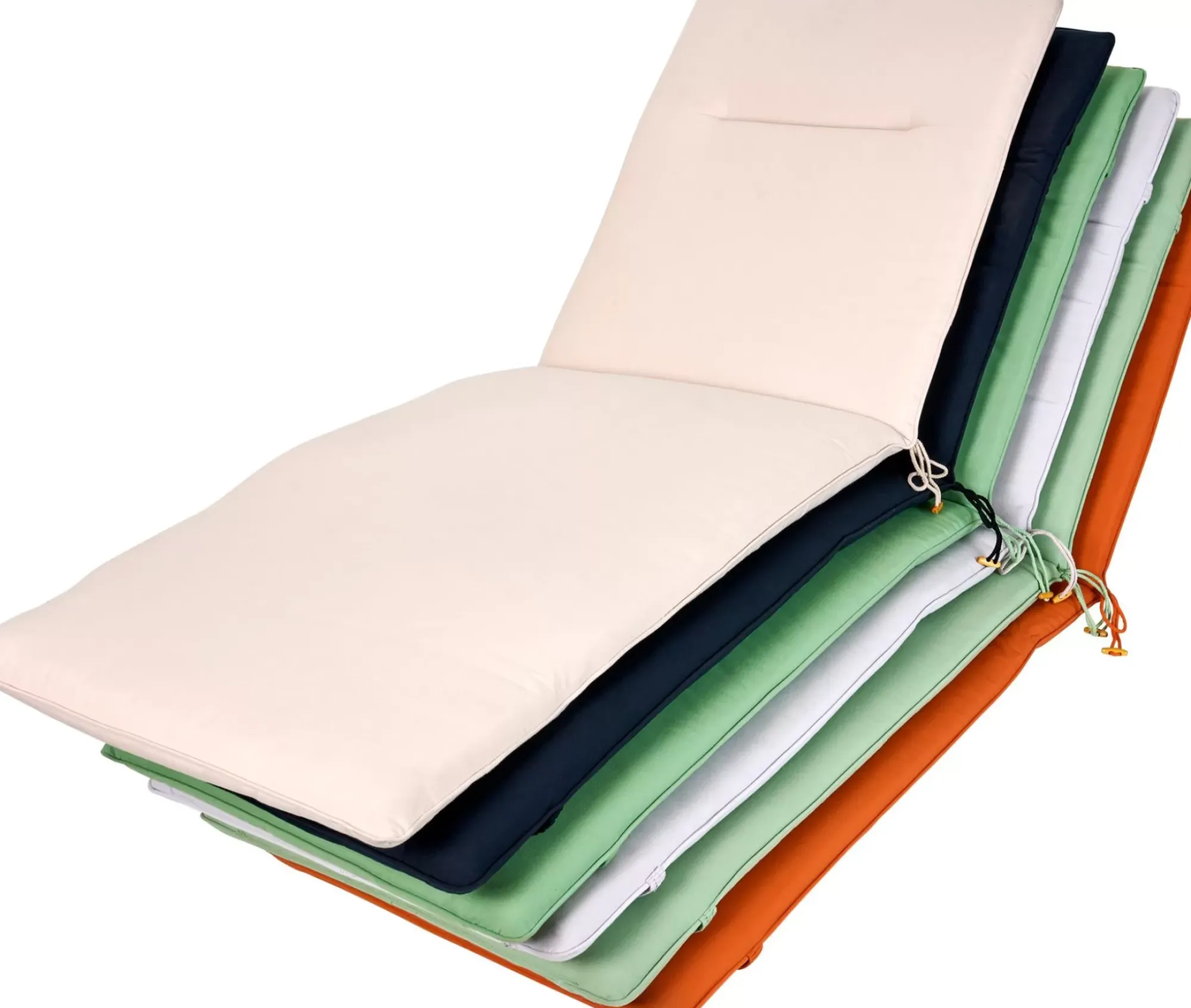 CASA Azur Cojines De Jardín Para Tumbona Negro Fashion