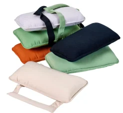 CASA Azur Cojines De Jardín Reposacabezas Negro Outlet