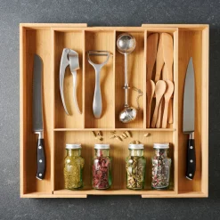 CASA Bamboo Organizador Cajon Extensible Natural Online