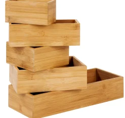 CASA Bamboo Organizador Para Cajon Natural Flash Sale