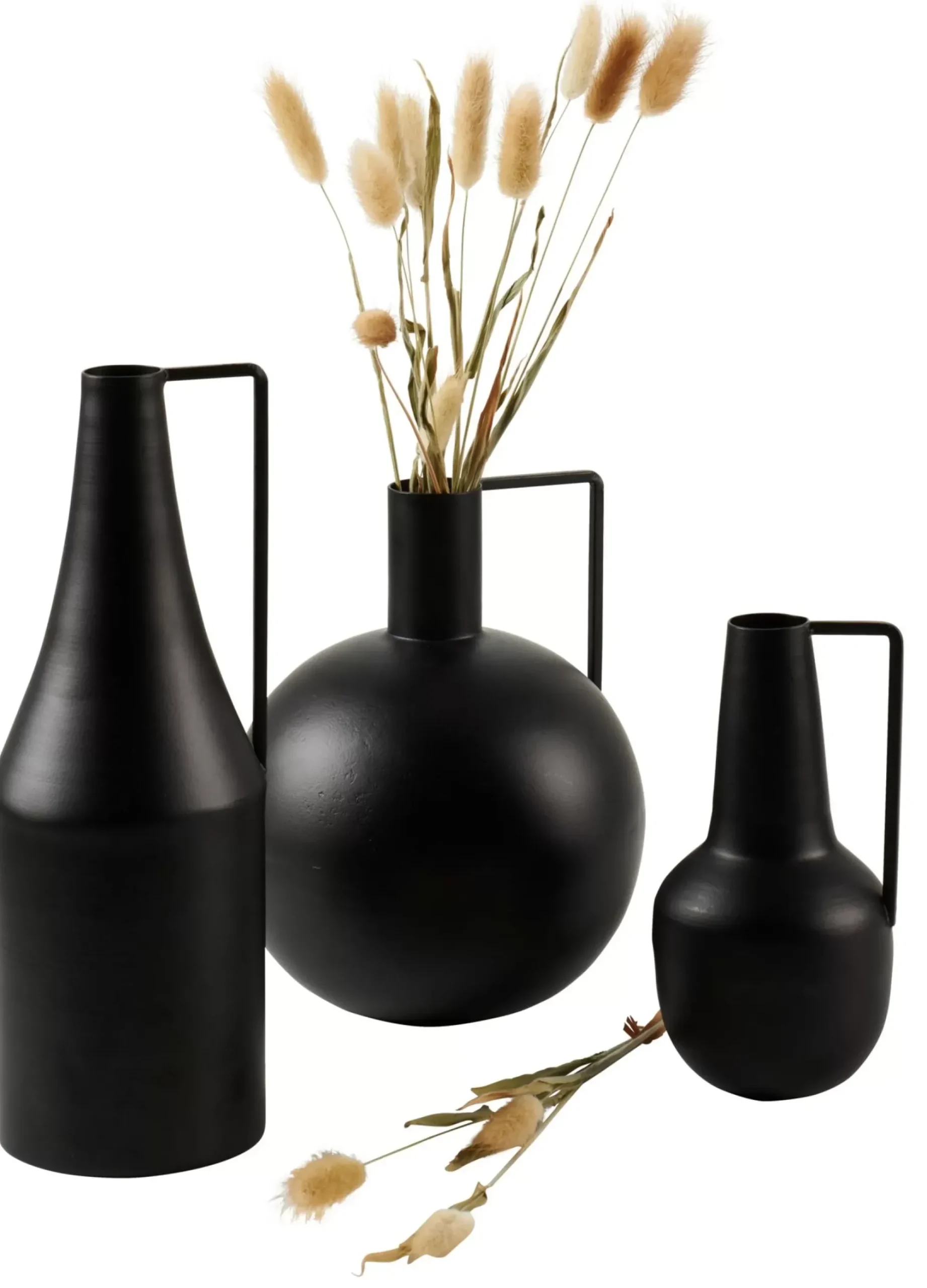 CASA Basta Florero Esferico Negro Outlet