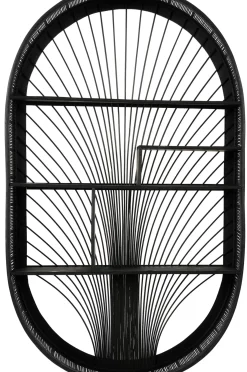 CASA Bavi Estanteria De Pared Negro Sale