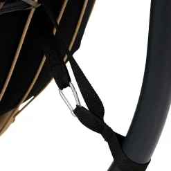 CASA Bazai Silla Colgante Con Soporte Negro Outlet