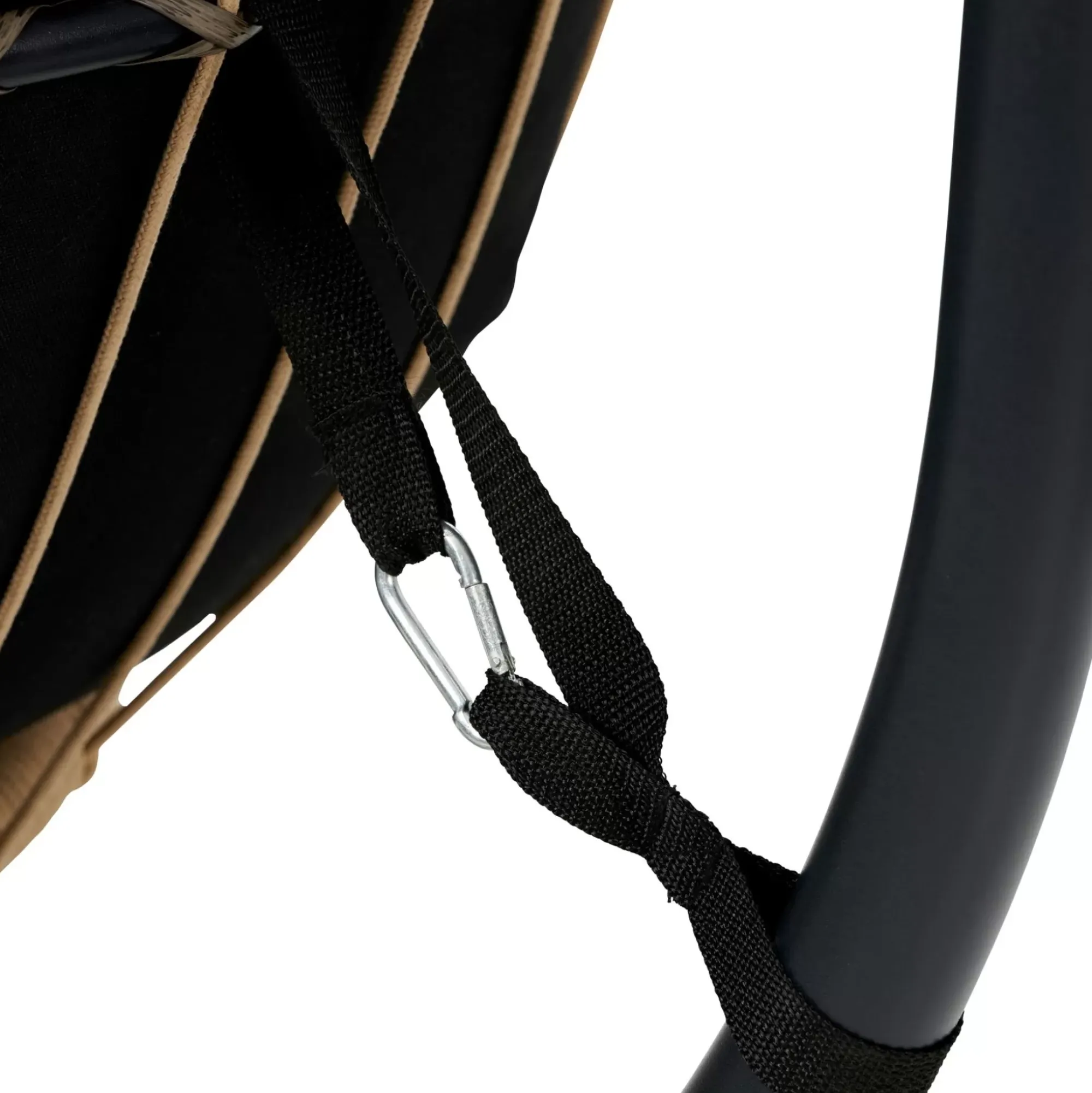 CASA Bazai Silla Colgante Con Soporte Negro Outlet