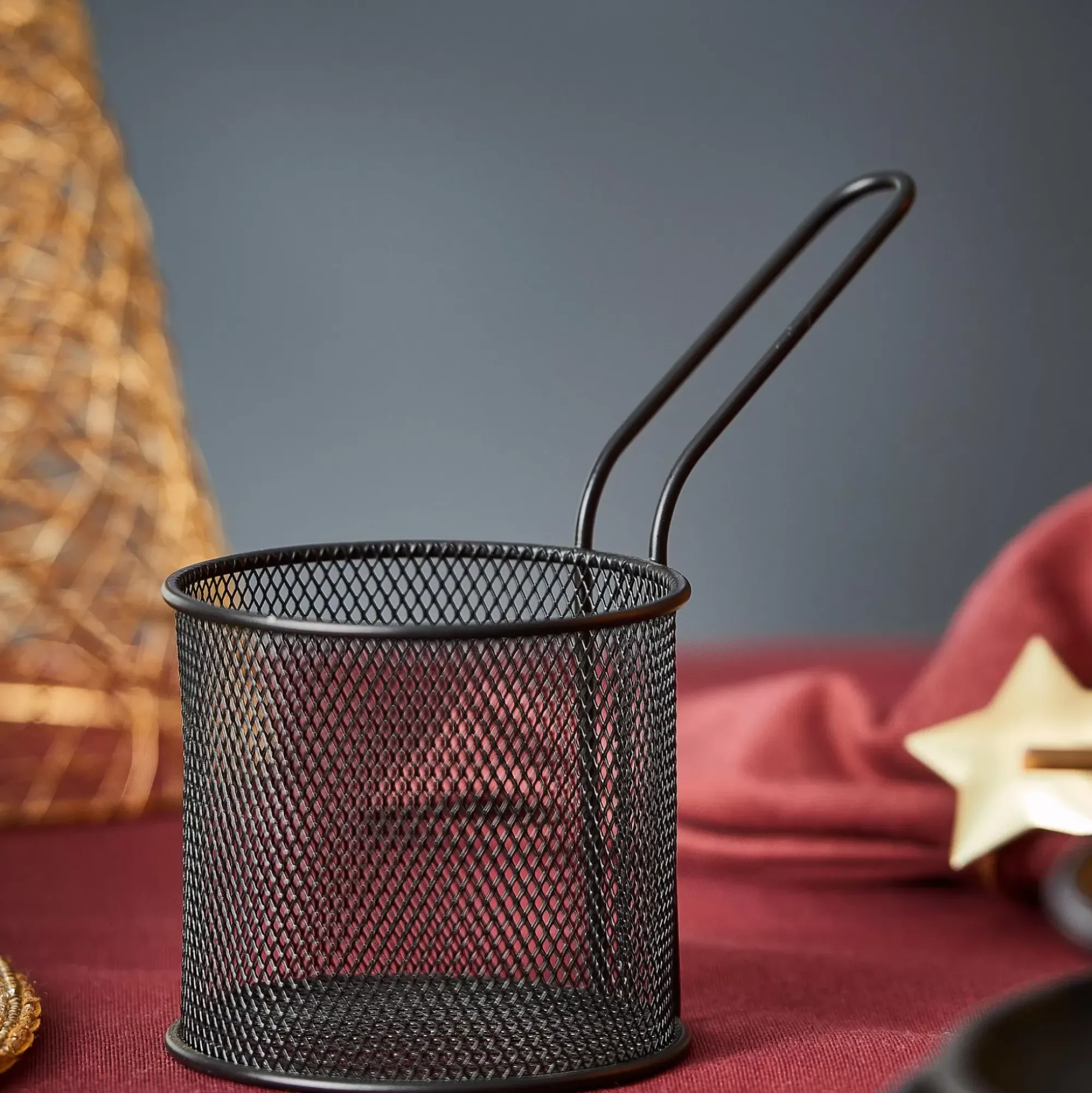 CASA Black Cesta Para Servir Negro Best