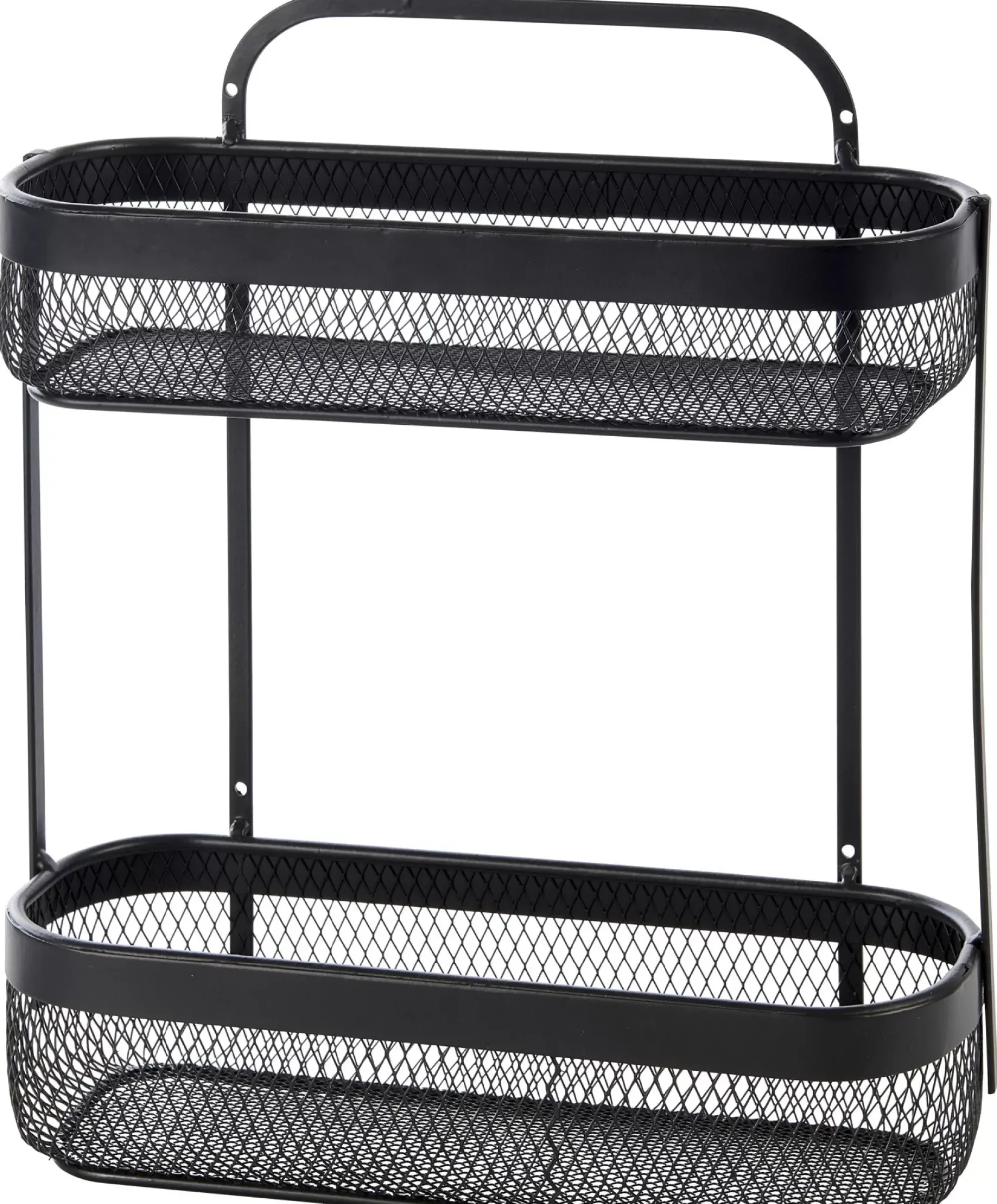 CASA Black Lunar Cesta Ovalada De 2 Piezas Negro Best Sale