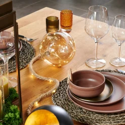 CASA Bloxem Bola Decorativa Con 21 Leds Dorado Store