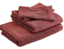 CASA B-Lux Toalla De Bano Rojo Clearance