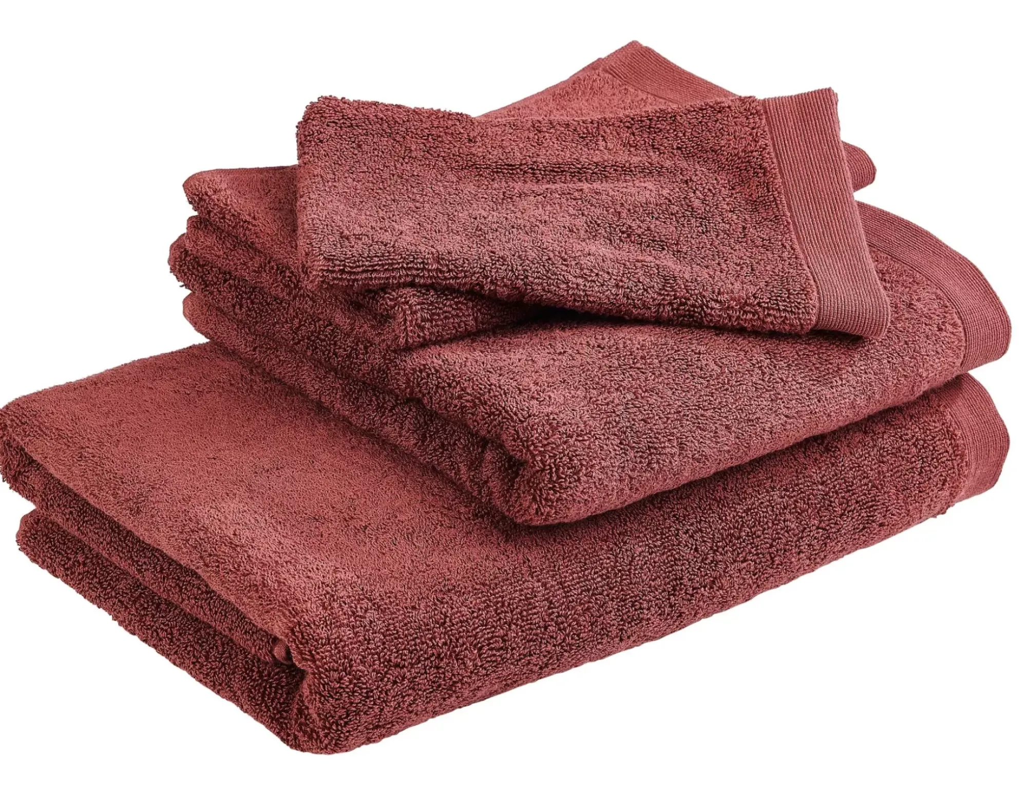 CASA B-Lux Toalla De Bano Rojo Clearance