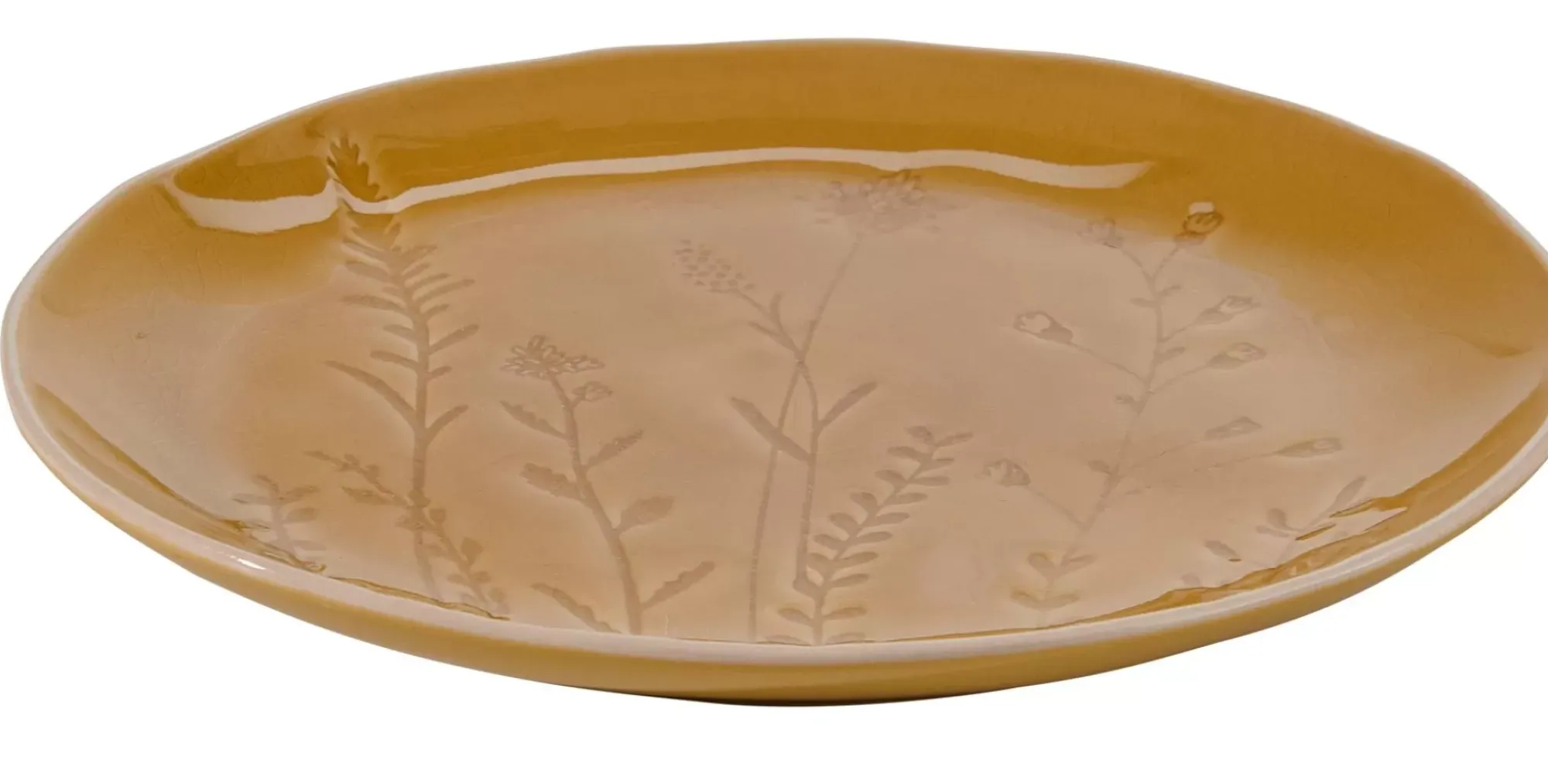 CASA Botanic Ocher Plato Caramelo New