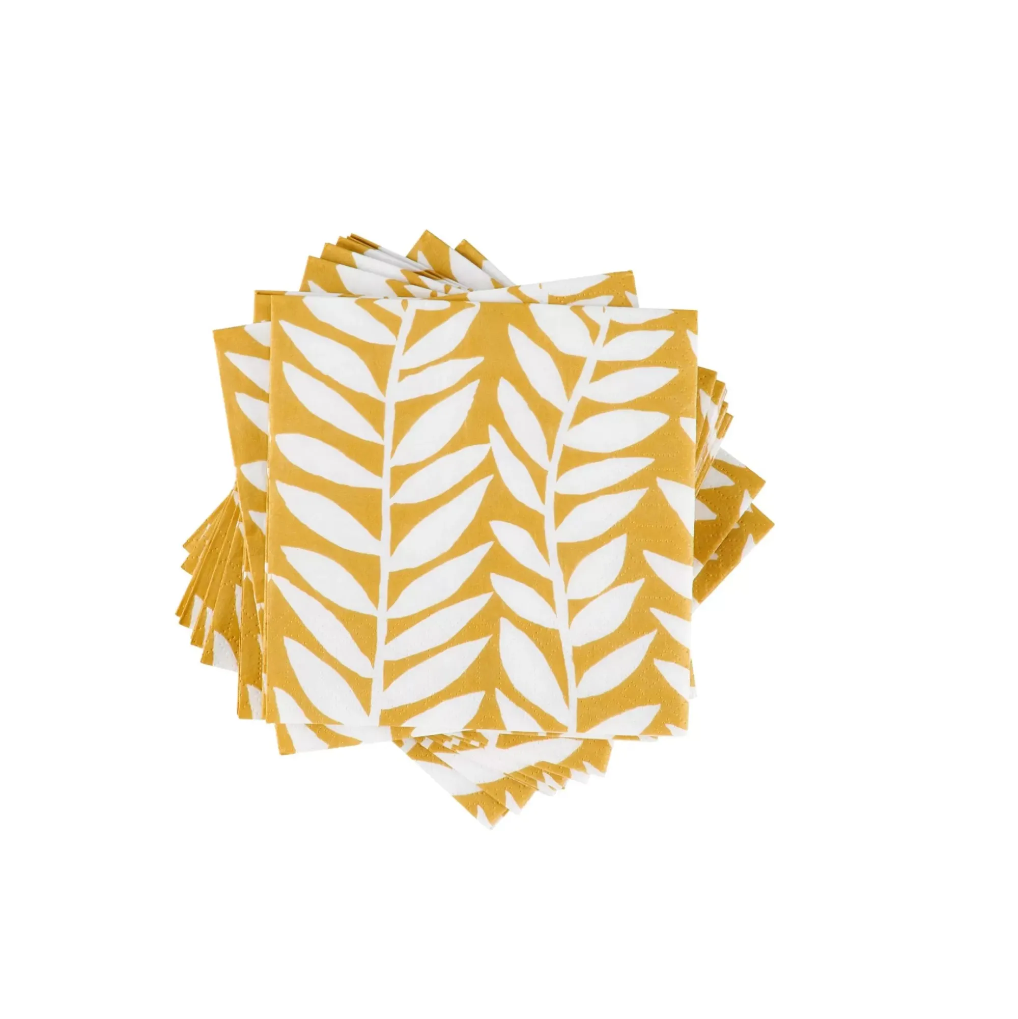 CASA Botanique D'Or Paquete De 20 Servilletas Varios Colores Fashion