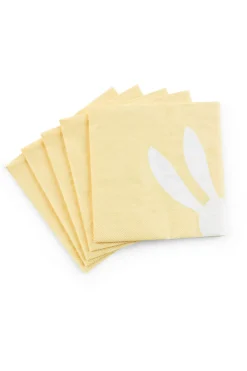 CASA Bunny Paquete De 20 Servilletas Amarillo Fashion