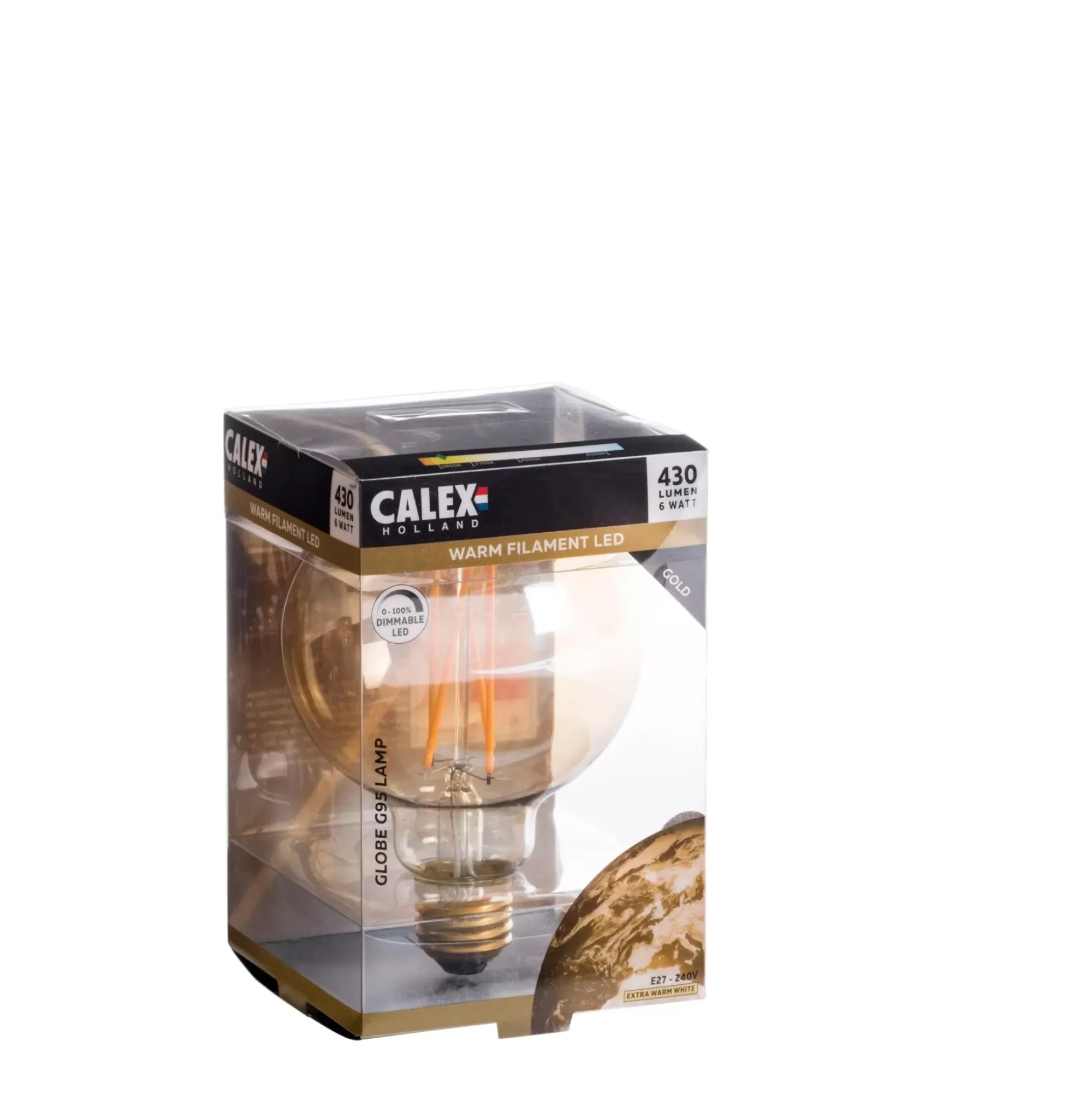 CASA Calex Bombilla Globo Led 2100K Flash Sale