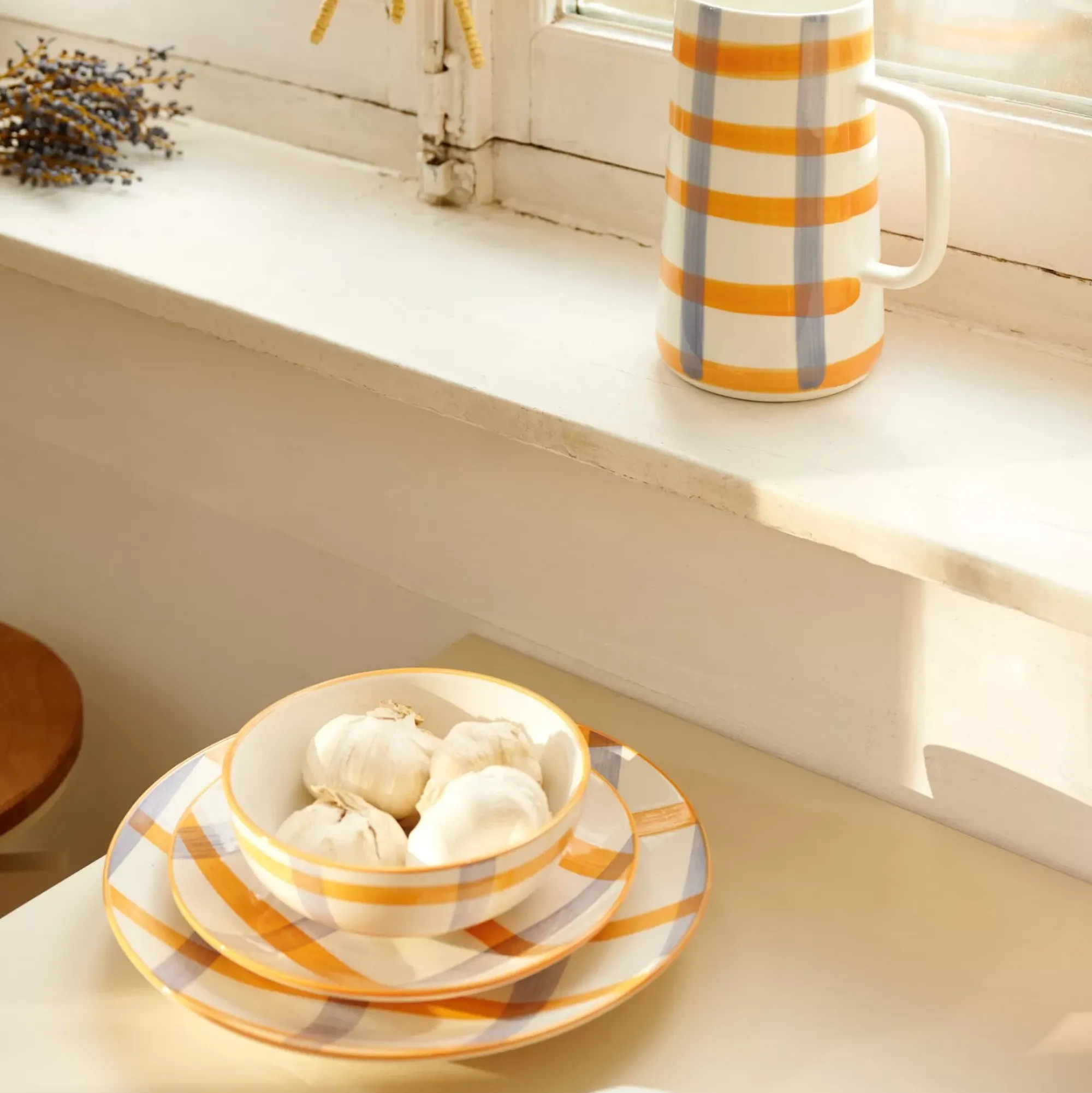 CASA Carey Plato Naranja, Morado New