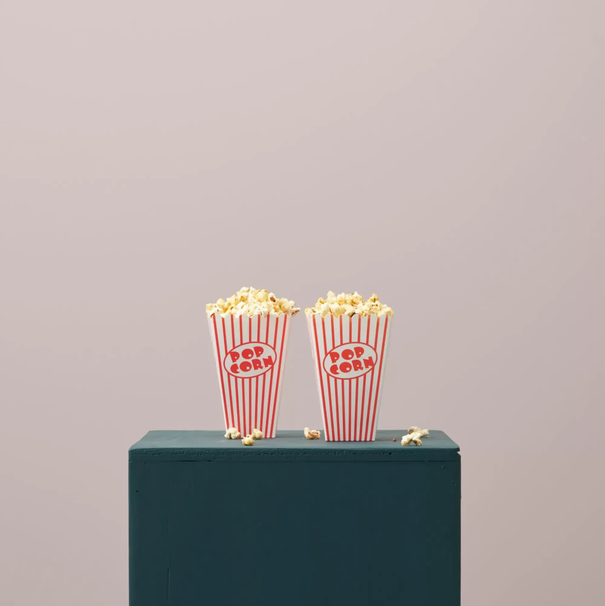 CASA Cinema Vaso De Palomitas Juego De 8 Blanco, Rojo Cheap