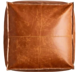 CASA Cognac Puf Marron Sale