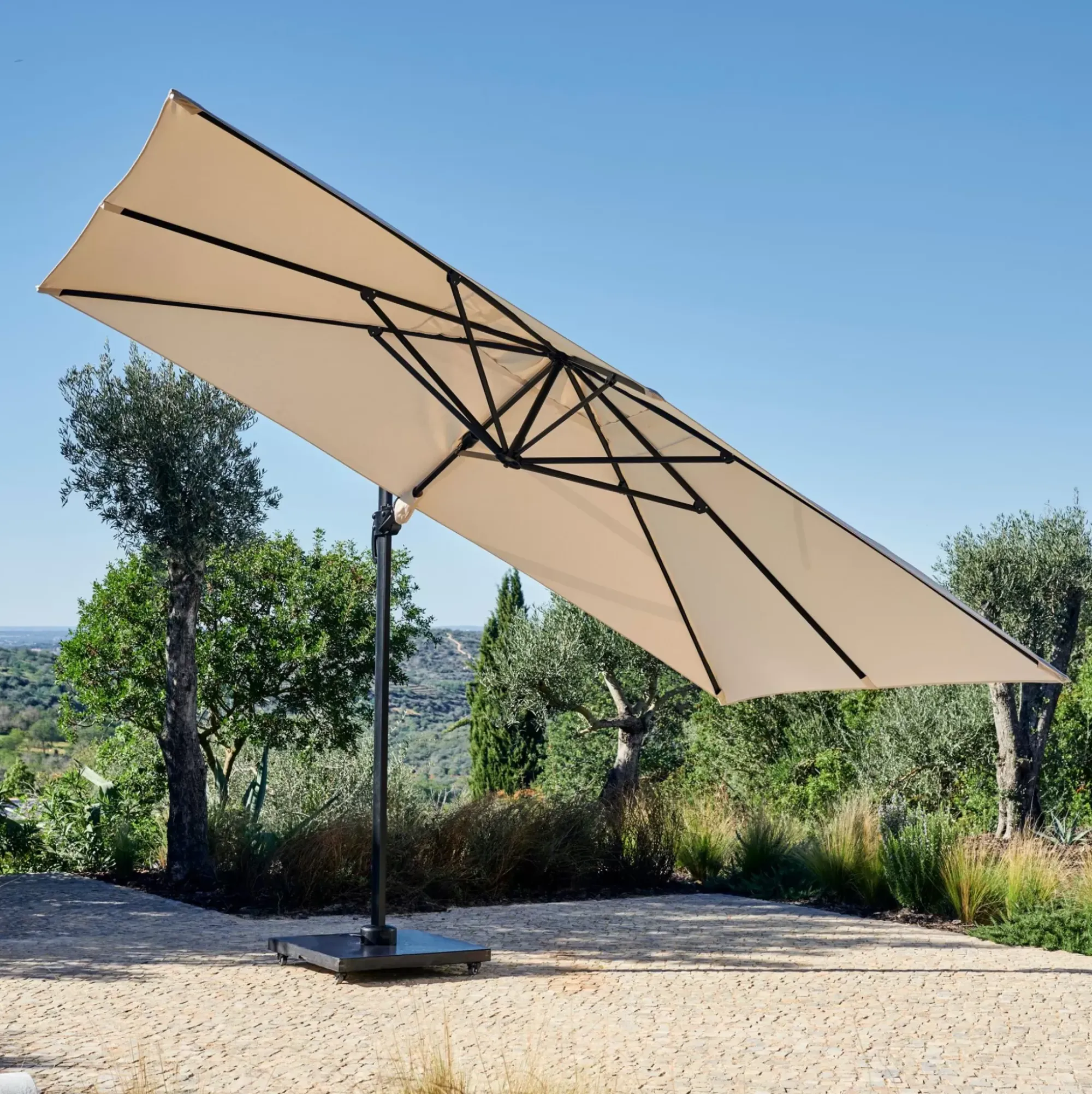 CASA Costa Pie De Parasol Negro Fashion