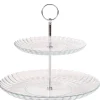 CASA Dahlita Bandeja De 2 Pisos Transparente Cheap