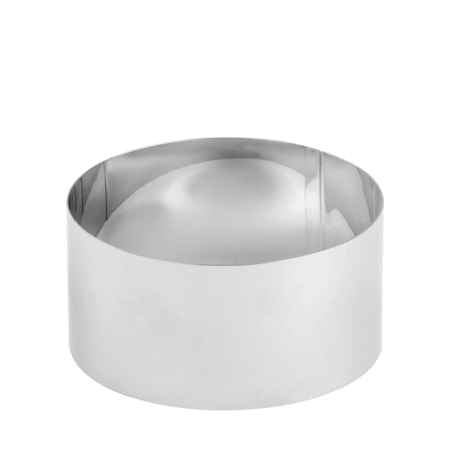 CASA Damier Anillo Para Tarta Juego De 4 Plateado Hot