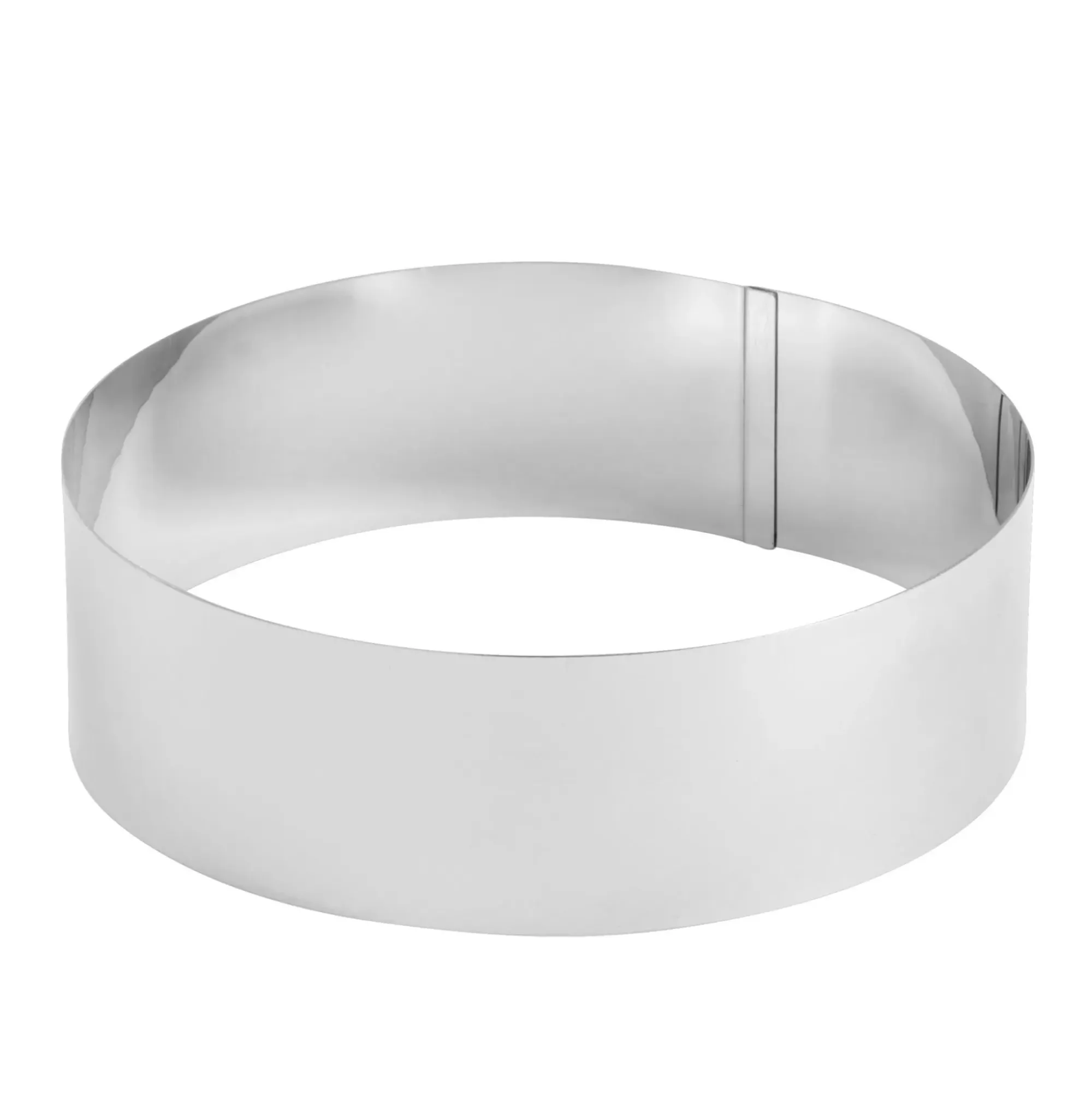 CASA Damier Anillo Para Tarta Juego De 4 Plateado Online