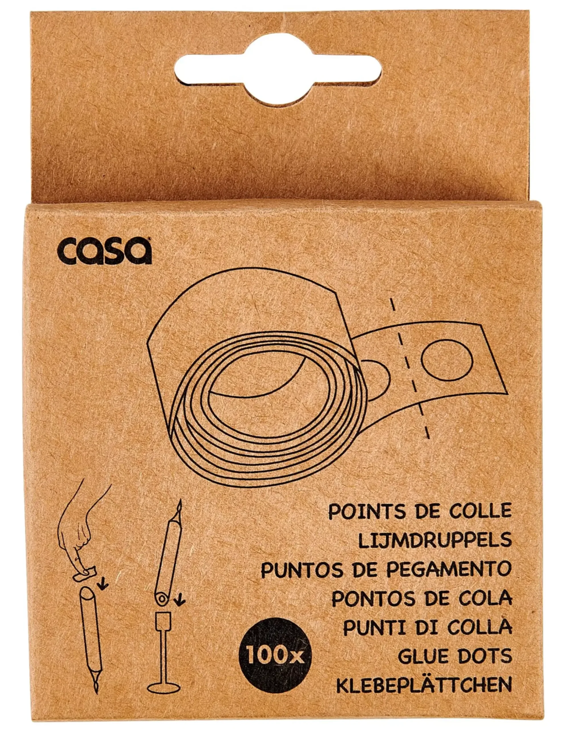 CASA Dot Almohadillas Adhes. Para Velas Blanco Discount