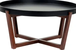 CASA Draco Mesita De Salon Negro, Marron Sale