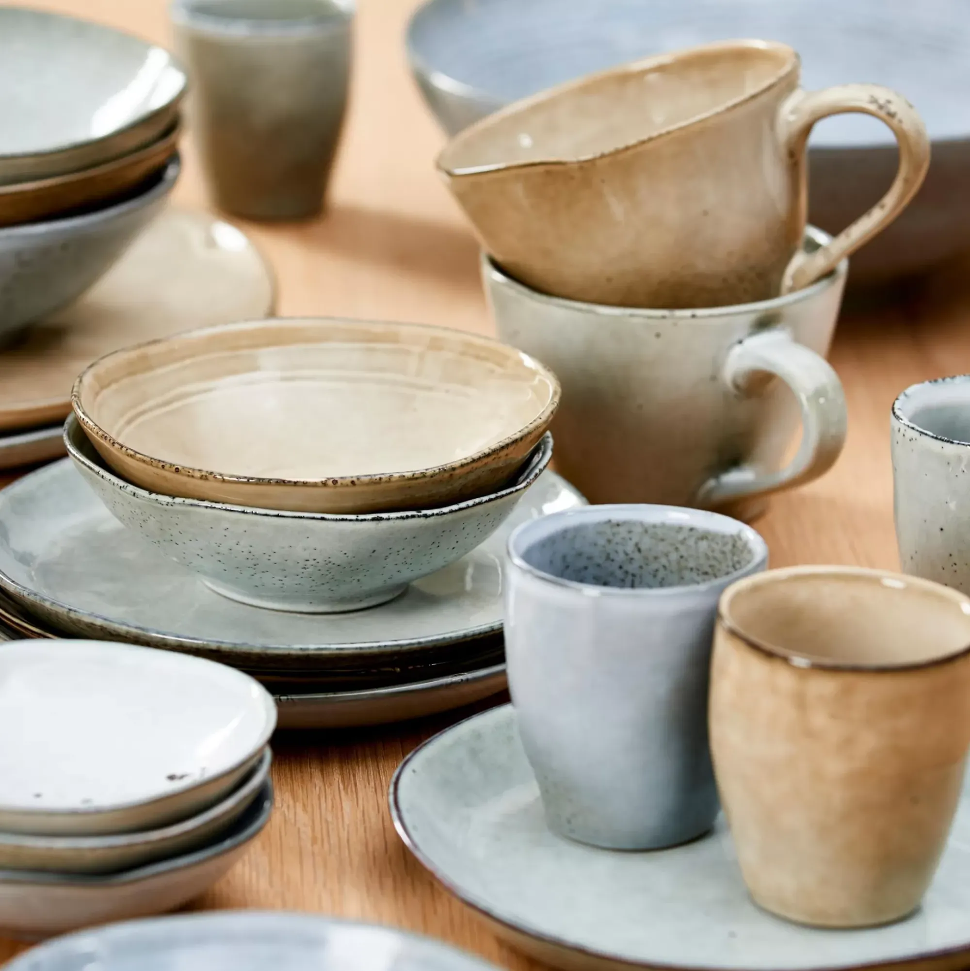 CASA Earth Ice Plato Hondo Azul Claro Flash Sale