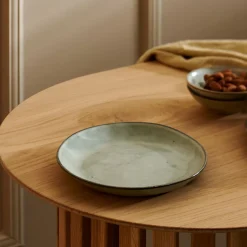 CASA Earth Lagoon Plato De Postre Verde Claro Cheap