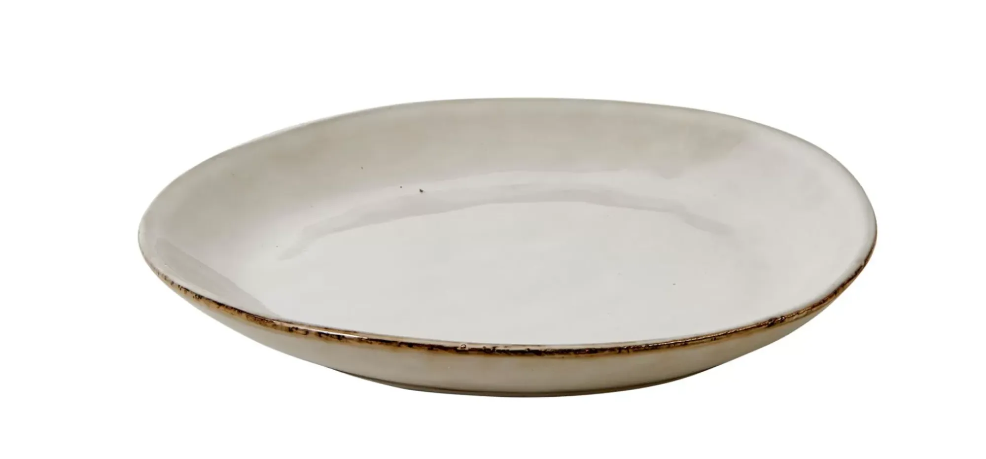 CASA Earth Marl Plato De Postre Crema Outlet