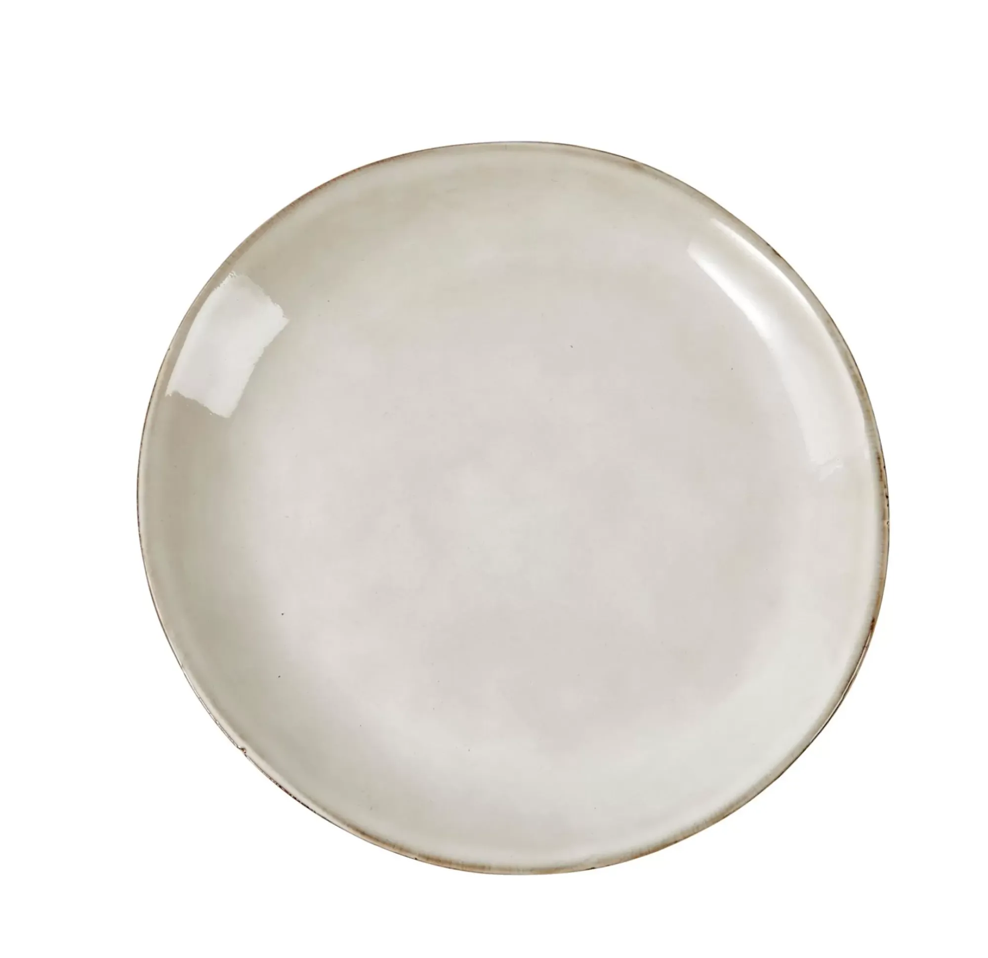 CASA Earth Marl Plato De Postre Crema Outlet