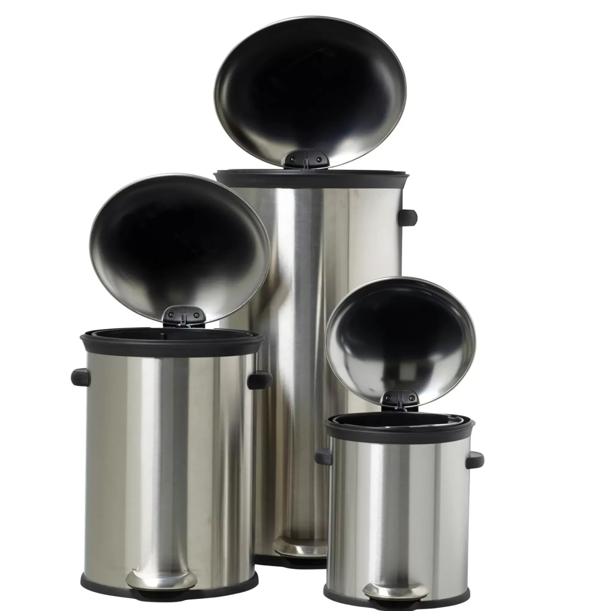 CASA Elegance Cubo Con Pedal 12L Plateado Flash Sale