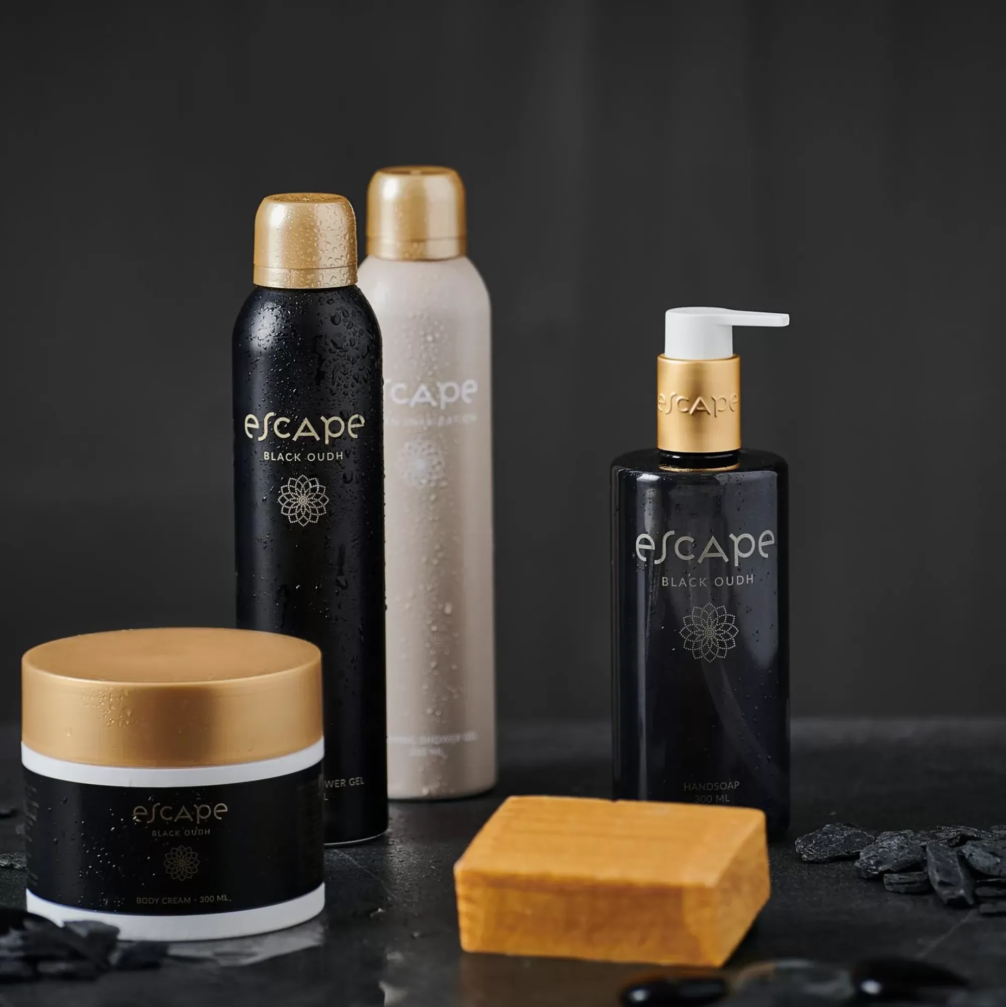 CASA Escape Black Oudh Jabon De Mano En Dispensador Negro Fashion