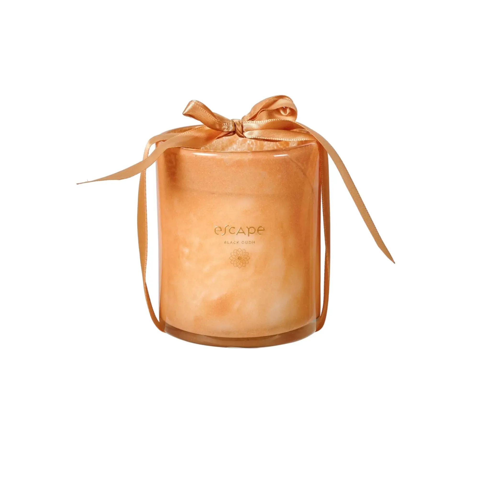 CASA Escape Black Oudh Vela Perfumada En Vaso Blanco, Color Rosa Viejo Outlet