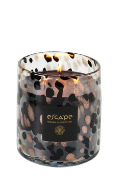 CASA Escape Indian Inspiration Vela Perfumada Xl Negro, Cobrizo, Multicolor Fashion