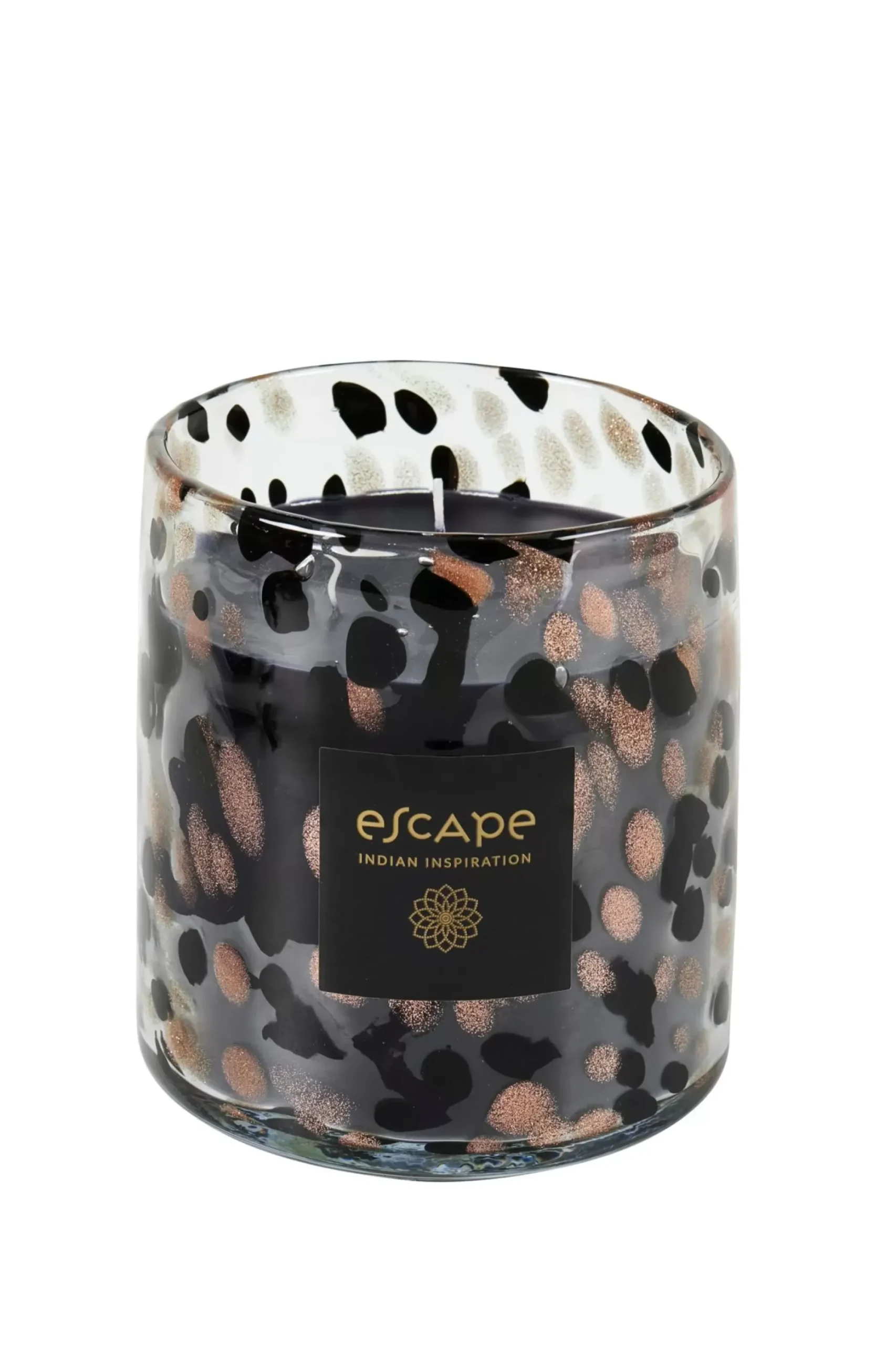 CASA Escape Indian Inspiration Vela Perfumada Xl Negro, Cobrizo, Multicolor Fashion
